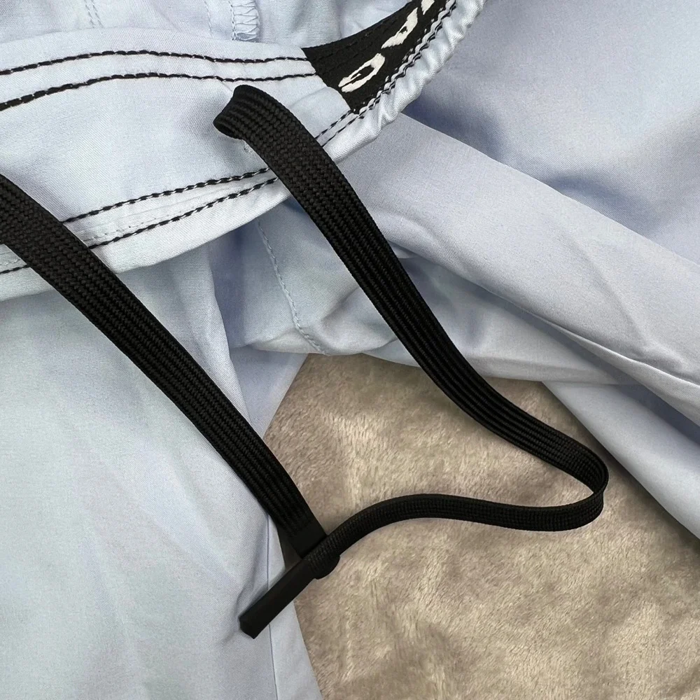 Waggle Scramble Short Mens Medium Breeze Light Blue Solid‎ Performance Stretch